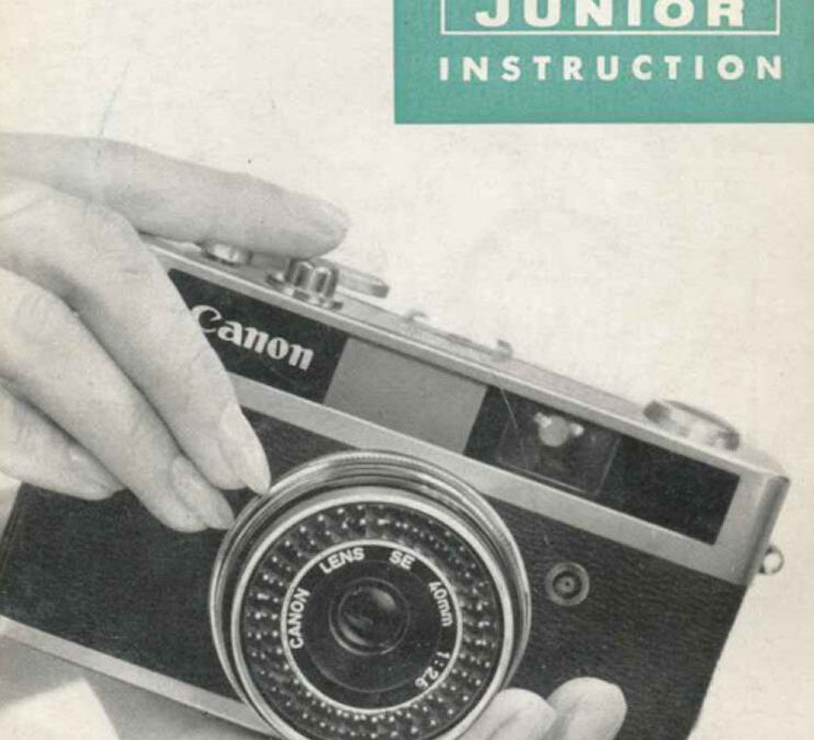 Canonet-Junior-Manual-Cover