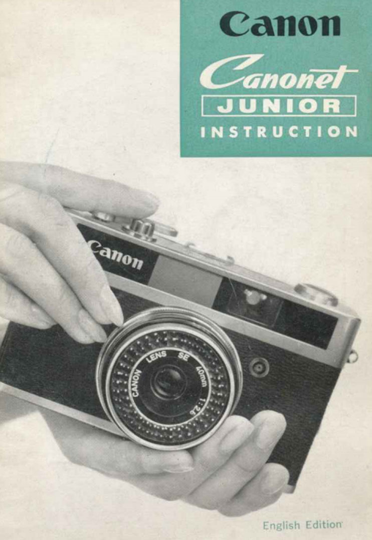 Canonet Junior Instructions