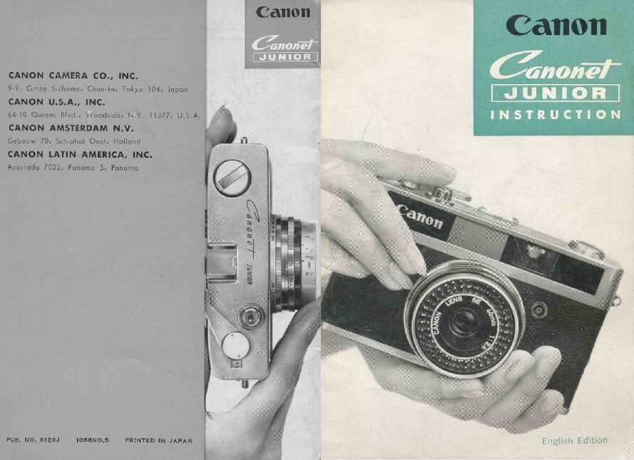 Canonet Junior Manual