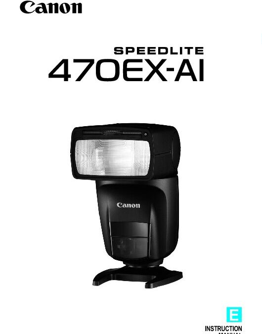 Speedlite 470EX-AI User Manual