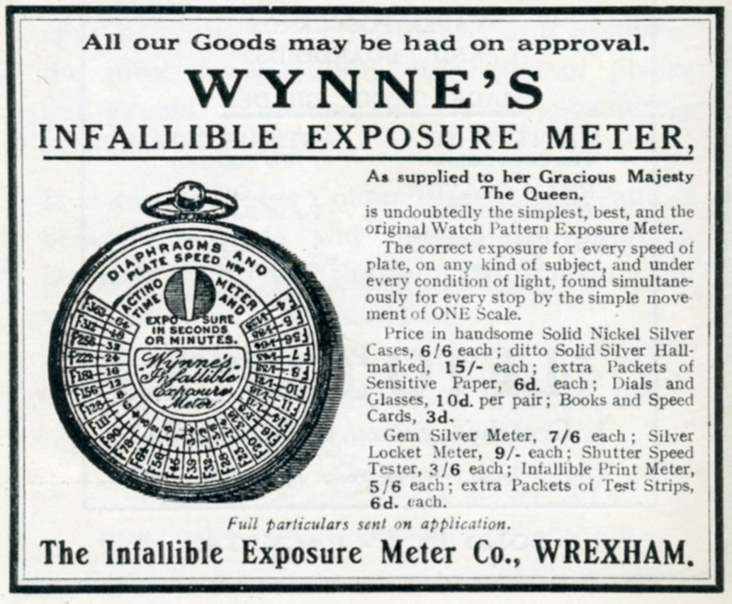 Wynne's Infallible Exposure Meter