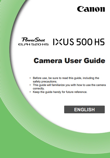 Elph 520 HS (IXUS 500 HS) Manual