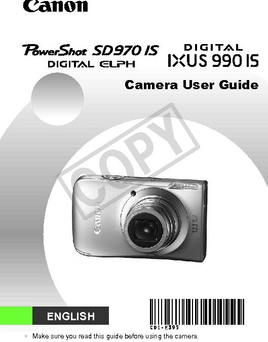 SD 970 Manual