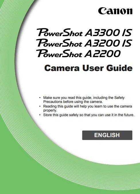 PowerShot A2200 User Manual