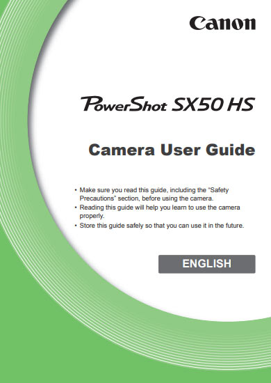 PowerShot SX50 HS Manual