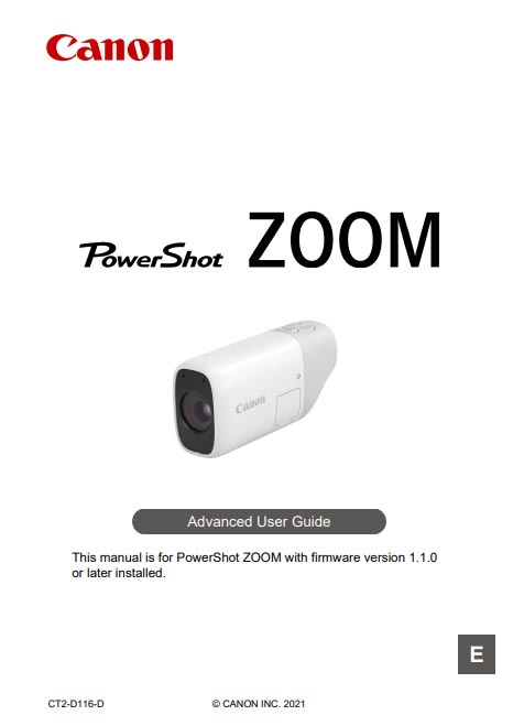 PowerShot Zoom User Manual
