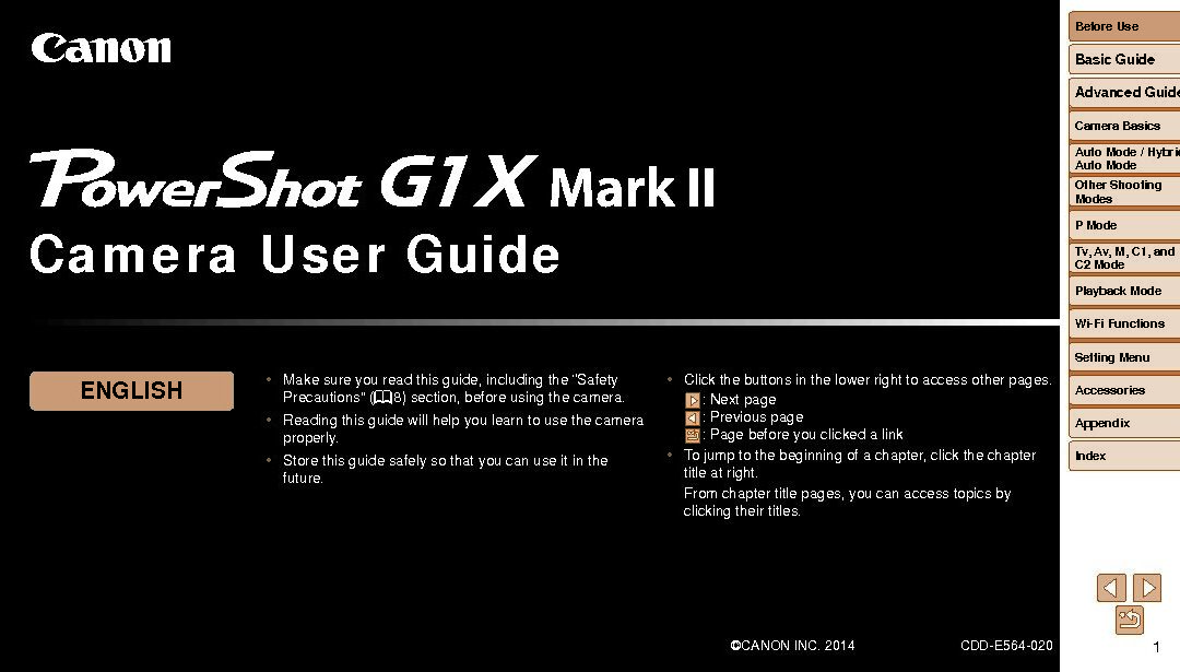 PowerShot G1X Mk II User Guide