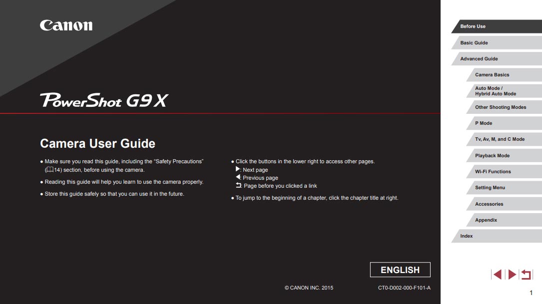 PowerShot G9X User Guide