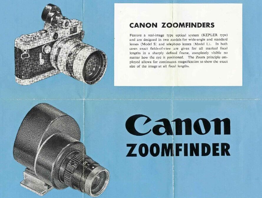 Canon Zoomfinder Brochure