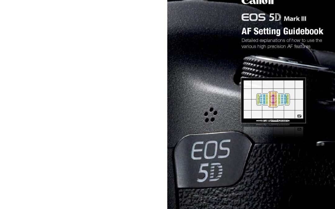AF Guide for EOS 5D MarkIII (2013)