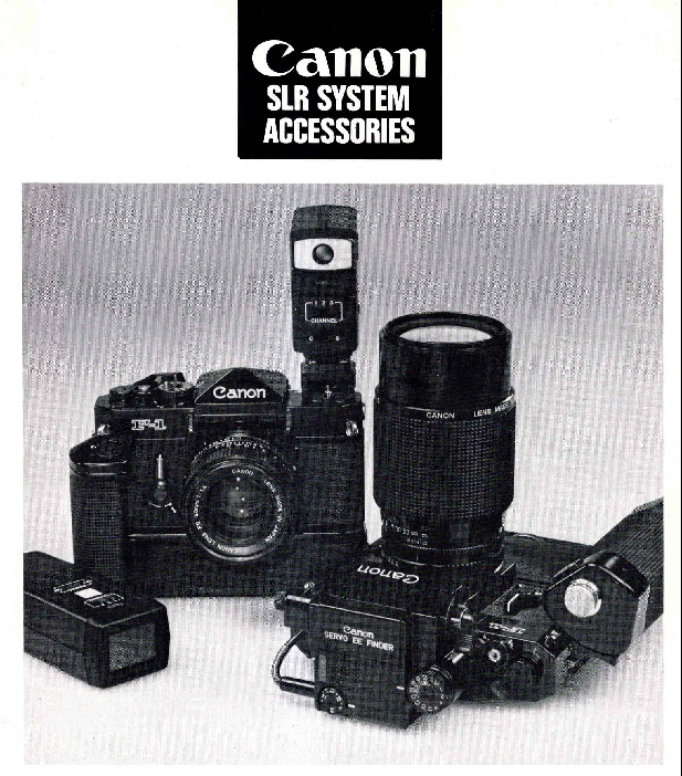 Canon F-1 Accessories