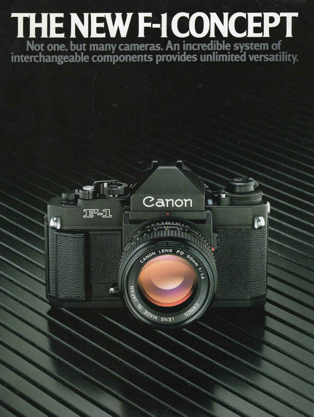 Canon New F-1 Brochure