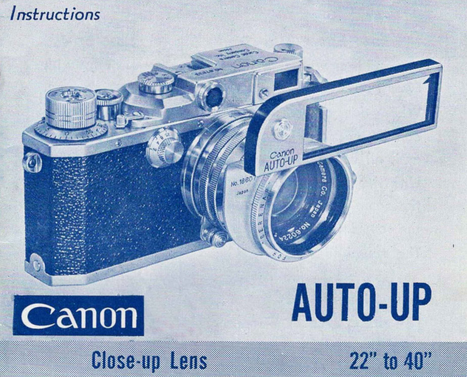 Canon Auto-Up User Manual