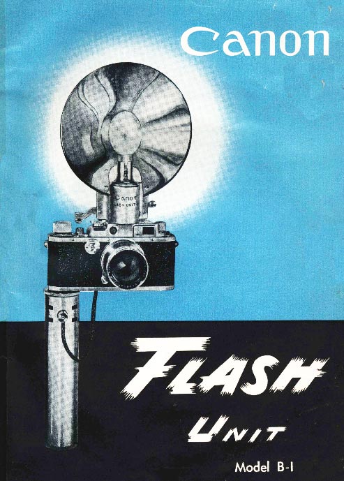 Canon Flash Unit B-1 Manual