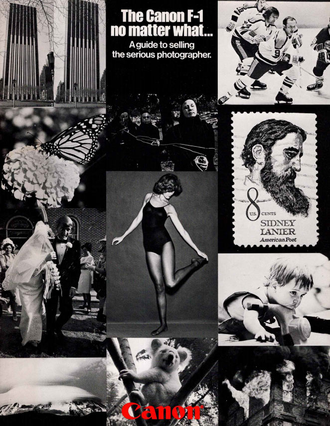 Canon F-1 Sales Manual