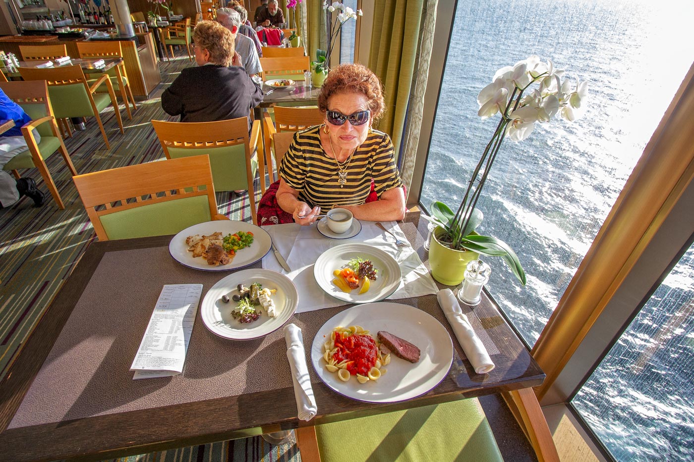 Lunch on the MS Eurodam Lunch on the MS Eurodam