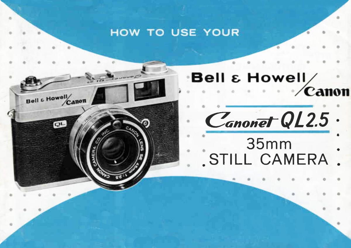 Canon Canonet QL25 Manual Canon Canonet QL25 Manual