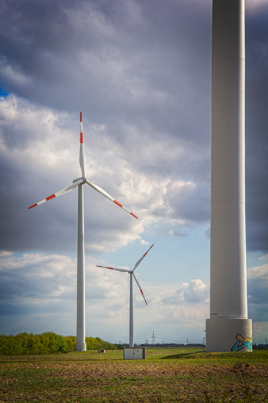Wind Turbines Driving in Germany